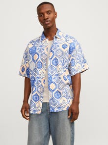 Jack & Jones Wide Fit Shirt -Dazzling Blue - 12255221