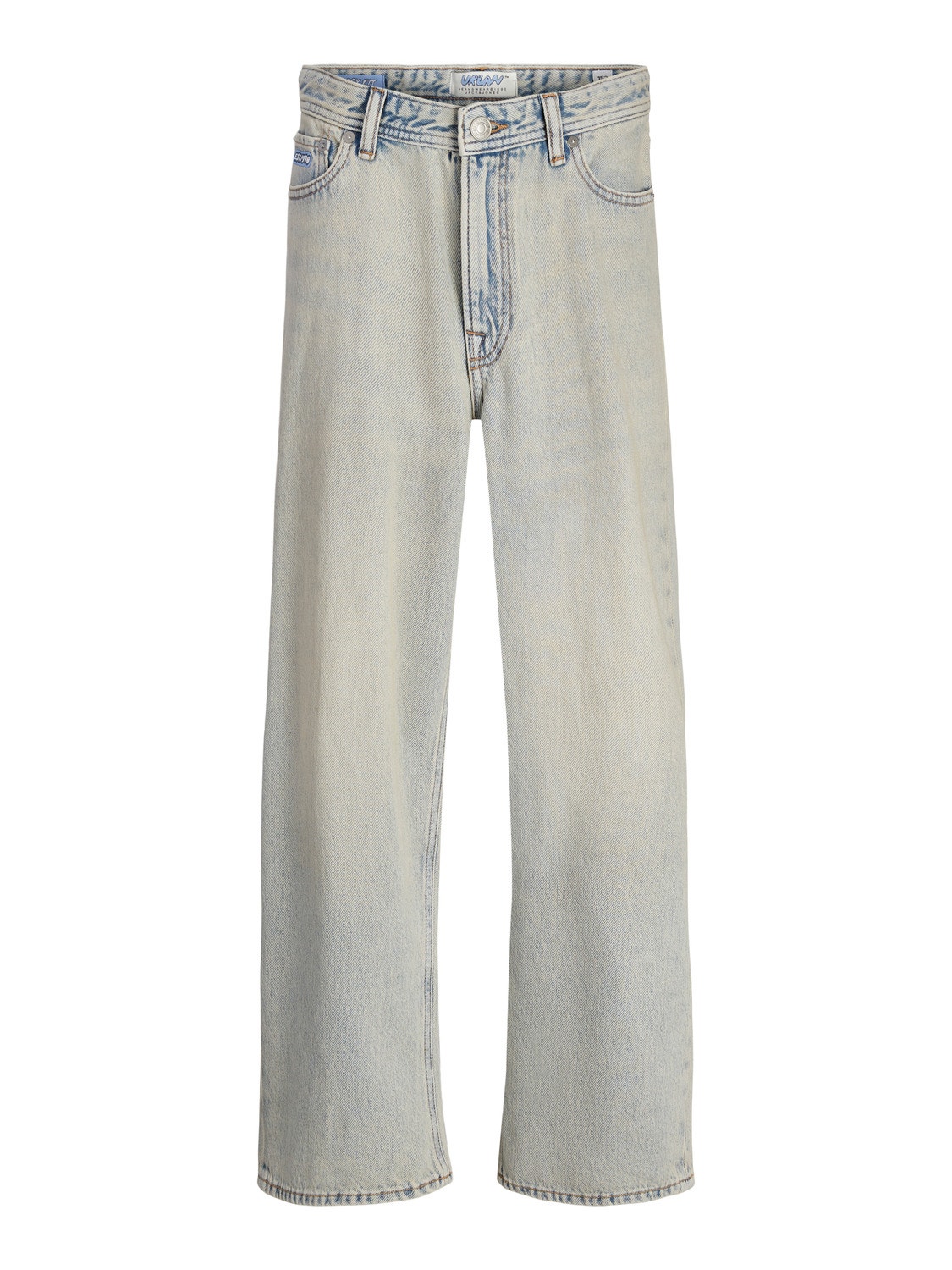 Jack & Jones JJIALEX JJORIGINAL MF 934 Baggy fit jeans Til drenge -Blue Denim - 12255222