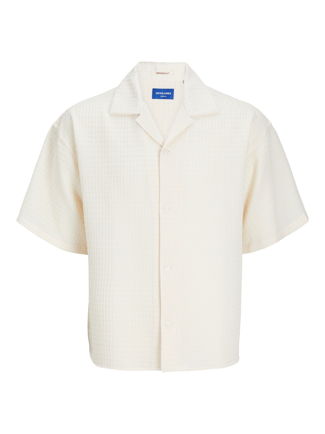 Jack & Jones Wide Fit Resort shirt -Buttercream - 12255225