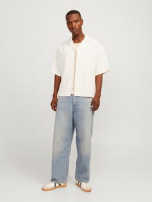 Jack & Jones Wide Fit Nyári ing -Buttercream - 12255225