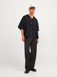 Jack & Jones Wide Fit Puhkuse särk -Black - 12255225