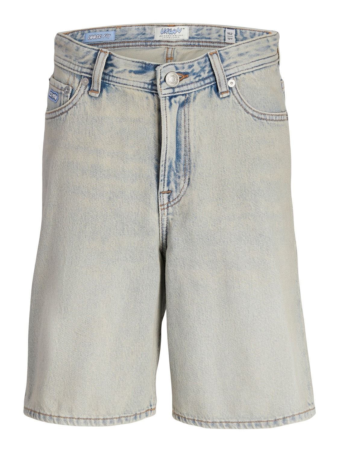 Jack & Jones Loose Fit Baggy fit Šortai For boys -Blue Denim - 12255228