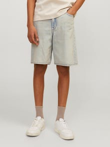 Jack & Jones Loose Fit Baggy fit shorts For boys -Blue Denim - 12255228