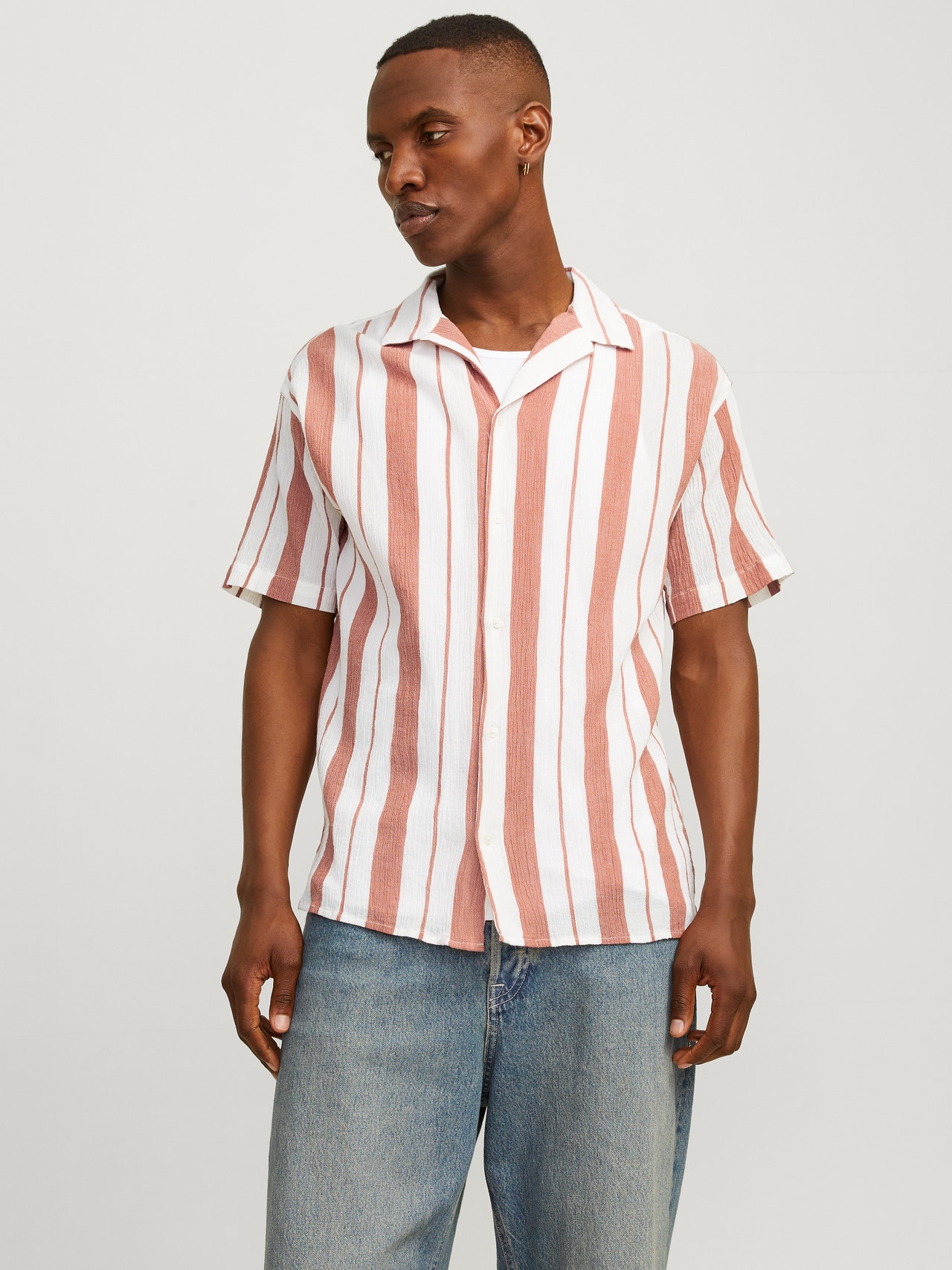 Jack & Jones Camisa estilo resort Relaxed Fit -Maple Syrup - 12255235