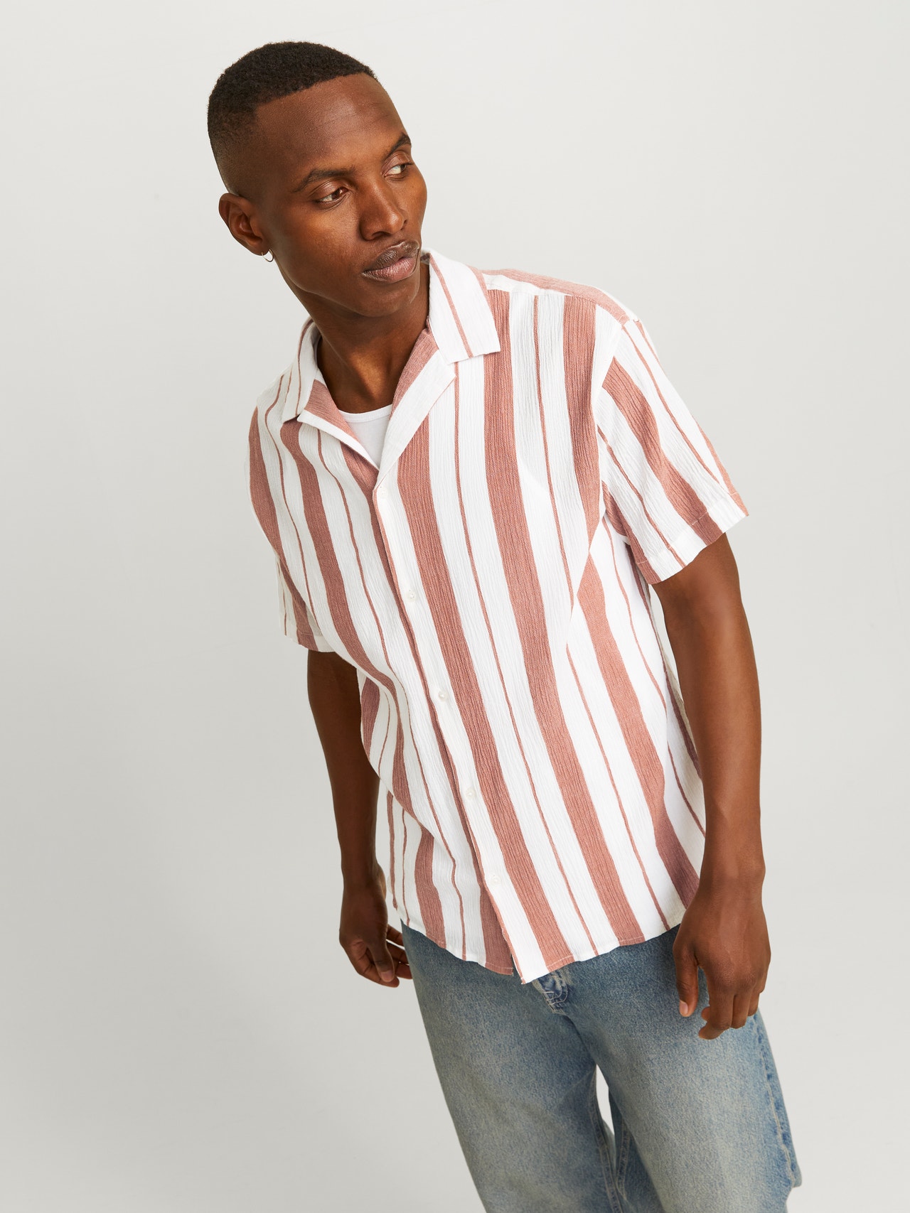 Jack & Jones Camisa estilo resort Relaxed Fit -Maple Syrup - 12255235