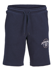 Jack & Jones Slim Fit Short en molleton Pour les garçons -Navy Blazer - 12255265