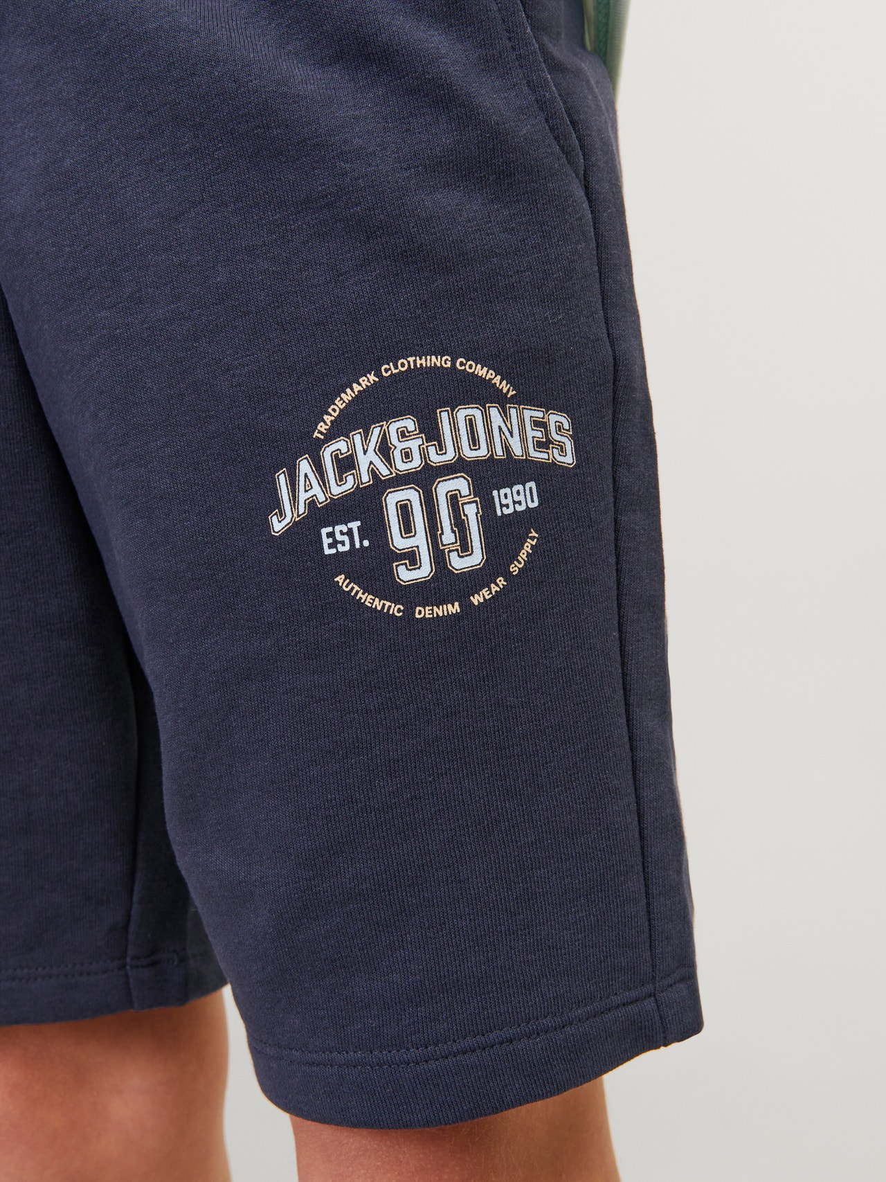 Jack & Jones Slim Fit Melegítő rövidnadrág Ifjúsági -Navy Blazer - 12255265