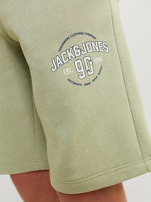 Jack & Jones Slim Fit Sweatshorts För pojkar -Desert Sage - 12255265