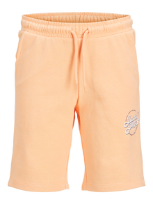 Jack & Jones Slim Fit Φούτερ σορτς Για αγόρια -Apricot Ice  - 12255265