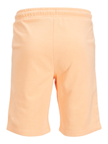 Jack & Jones Slim Fit Sweat shorts For boys -Apricot Ice  - 12255265