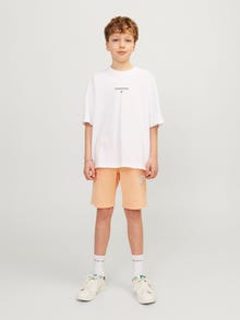 Jack & Jones Slim Fit Short en molleton Pour les garçons -Apricot Ice  - 12255265