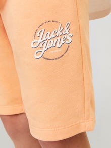 Jack & Jones Slim Fit Sweat shorts Til drenge -Apricot Ice  - 12255265