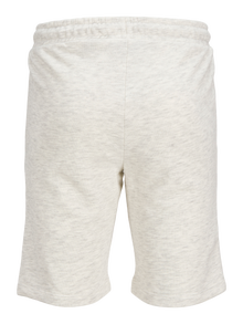 Jack & Jones Slim Fit Φούτερ σορτς Για αγόρια -White Melange - 12255265