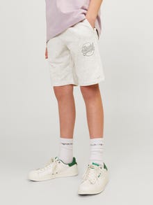 Jack & Jones Slim Fit Higistamise lühikesed püksid Junior -White Melange - 12255265