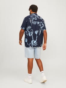 Jack & Jones Plus Size Camisa Loose Fit -Navy Blazer - 12255270