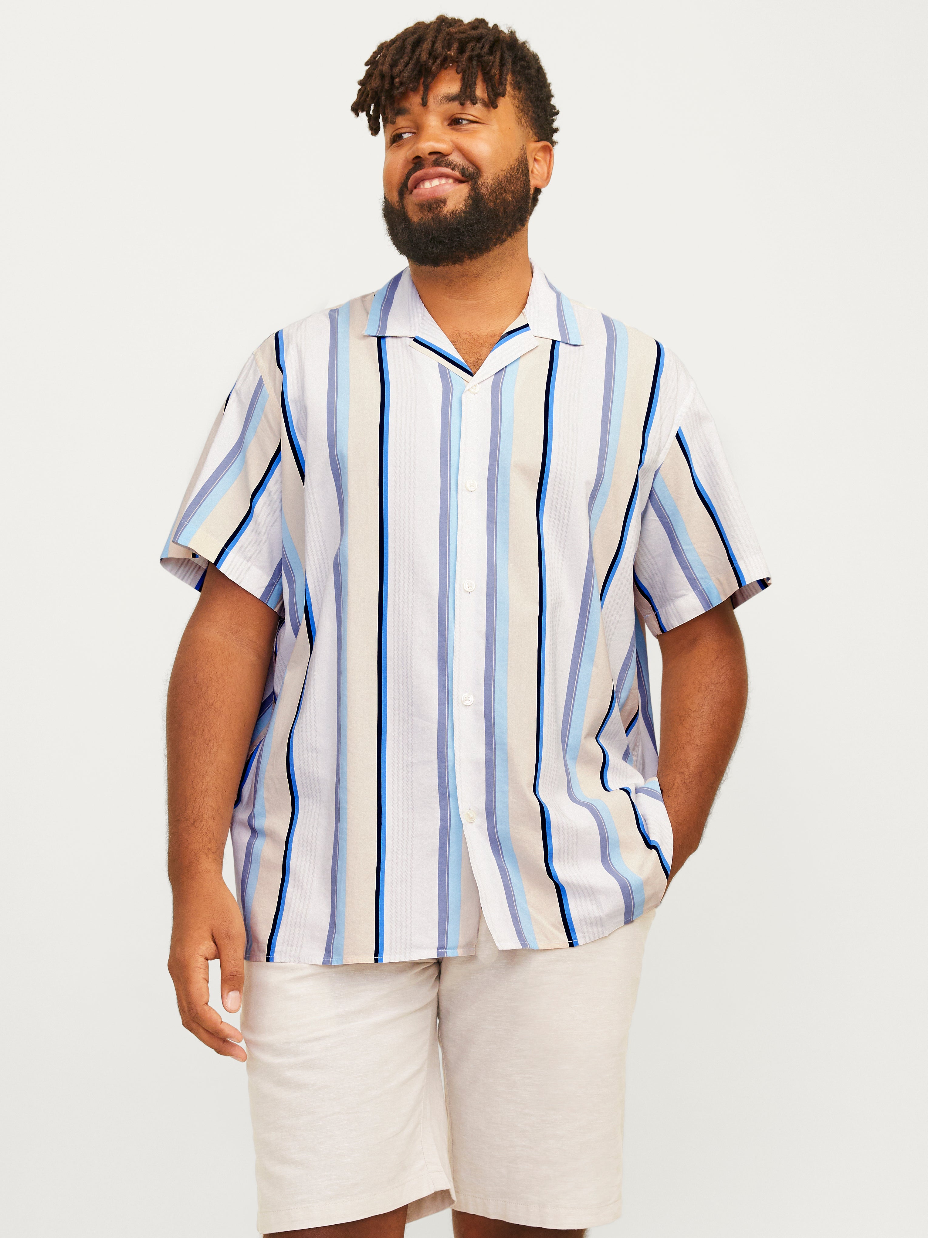Jack & Jones Plus Size Loose Fit Skjorta - 12255270