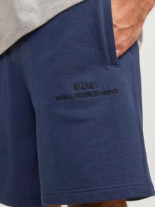 Jack & Jones RDD Relaxed Fit Sweatstof shorts -Navy Blazer - 12255277