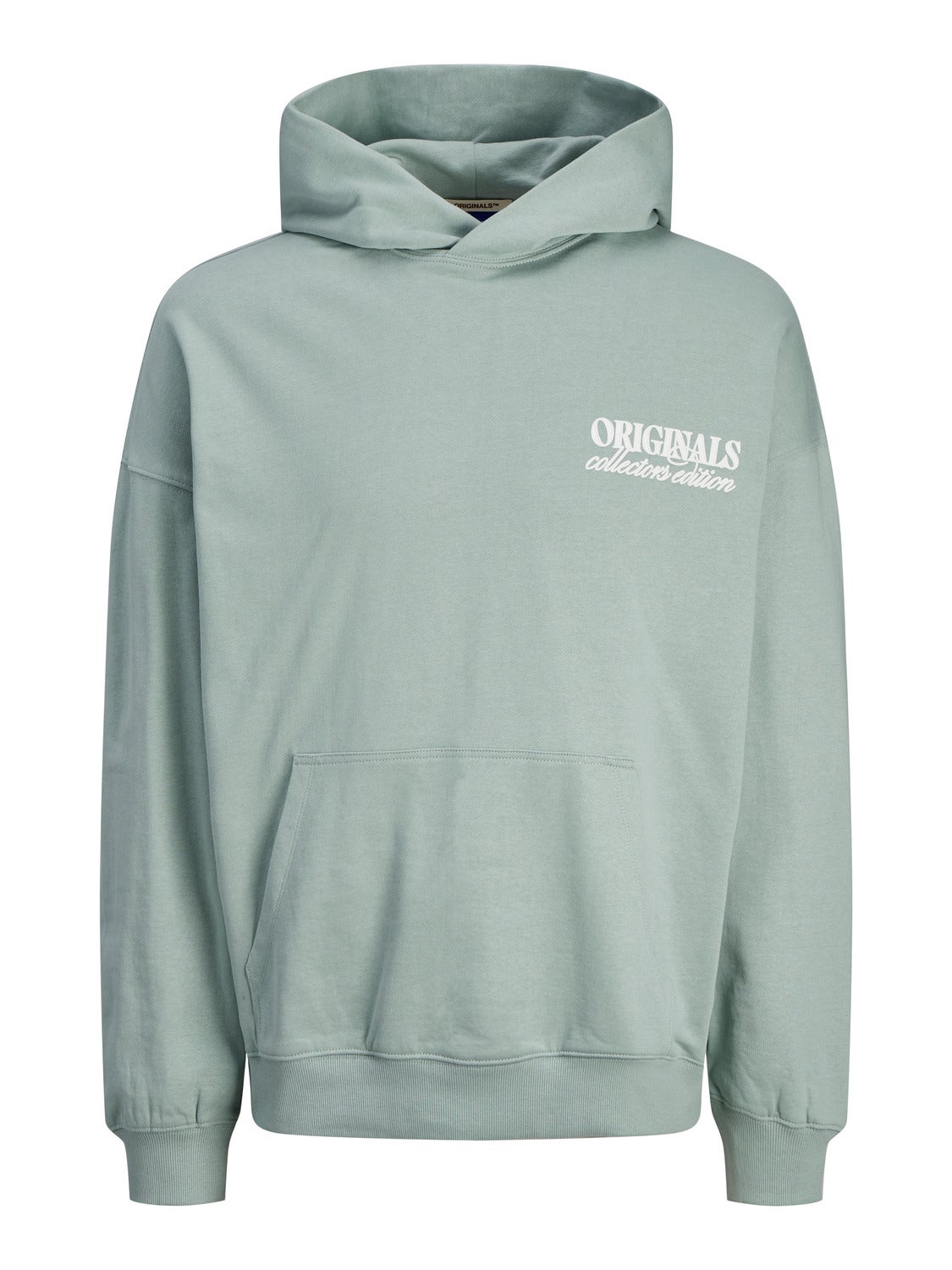 Gedruckt Kapuzenpullover | Mittelgrün | Jack & Jones®