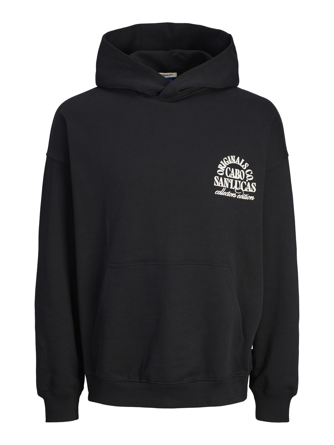 Jack & Jones Gedrukt Hoodie -Black - 12255311