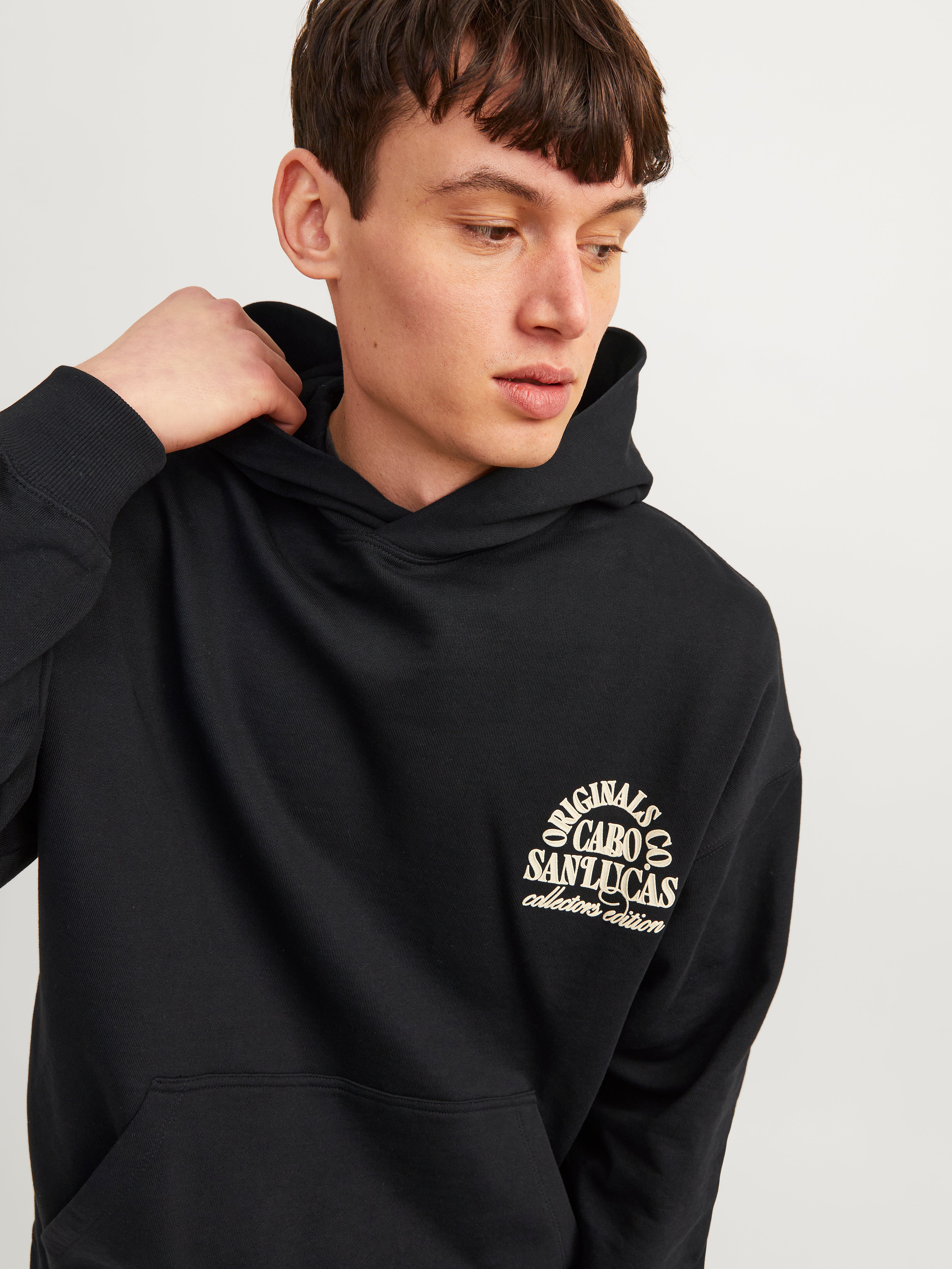 Jack & Jones Printed Hoodie - 12255311