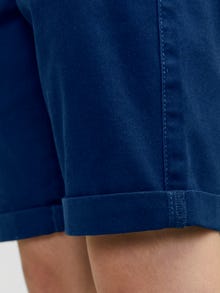Jack & Jones Regular Fit Lühikesed puuvillased püksid Mini -Navy Blazer - 12255339