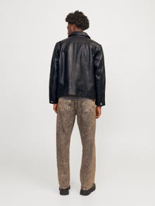 Jack & Jones Leather jacket -Black - 12255362