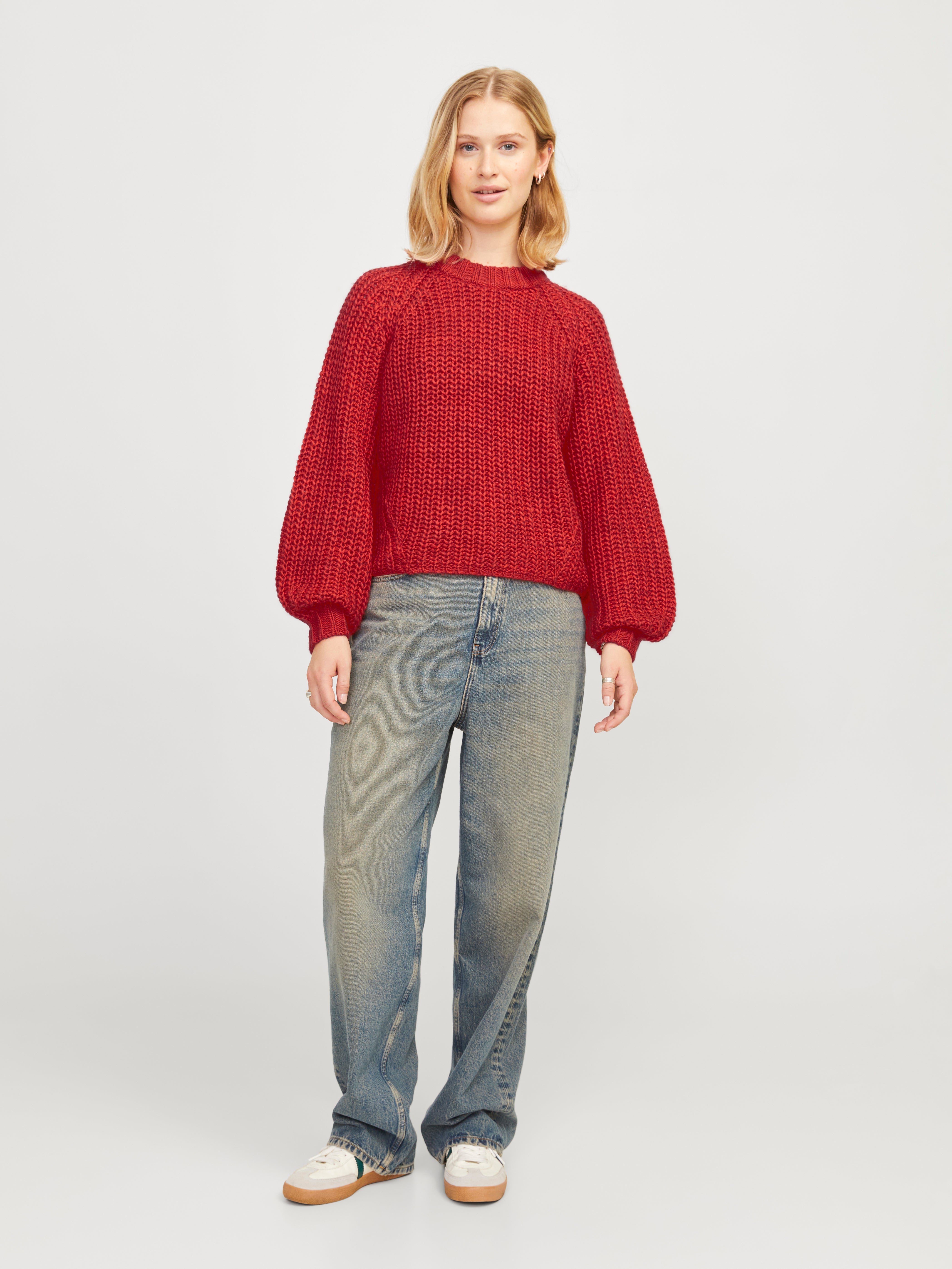 JXKELLY Knitted pullover | Dark Red | JJXX® JXKELLY Knitted pullover | Dark Red | JJXX®
