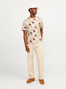 Jack & Jones All Over Print T-shirt -Fields Of Rye - 12255373