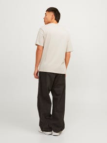 Jack & Jones Nyomott mintás Környak Trikó -Moonbeam - 12255376