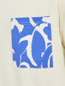 Jack & Jones T-shirt Imprimé Col rond -Buttercream - 12255376