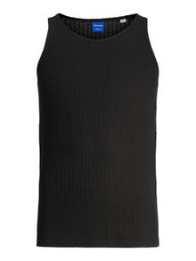 Jack & Jones Effen Ronde hals Tank top -Black - 12255378