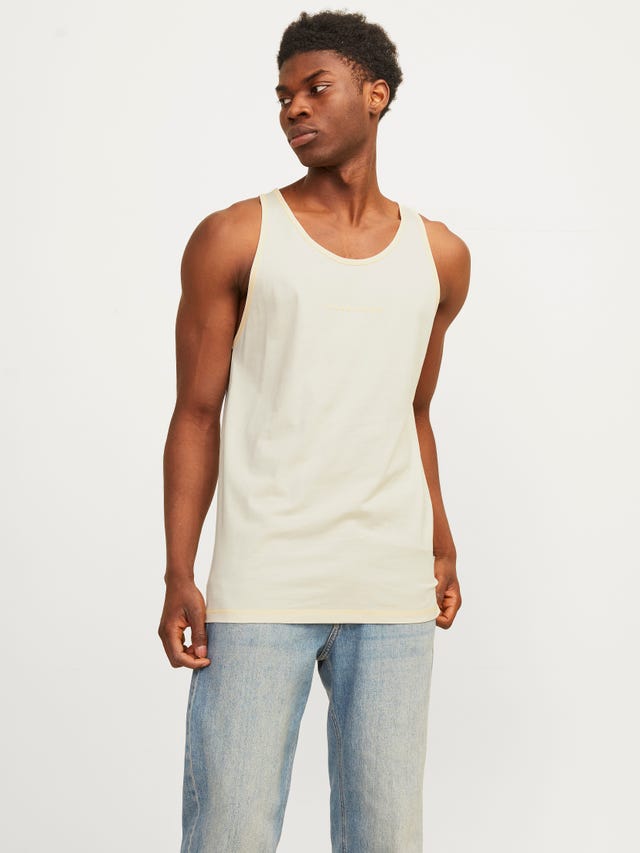 Jack & Jones Bedrukt Ronde hals Tank top - 12255383