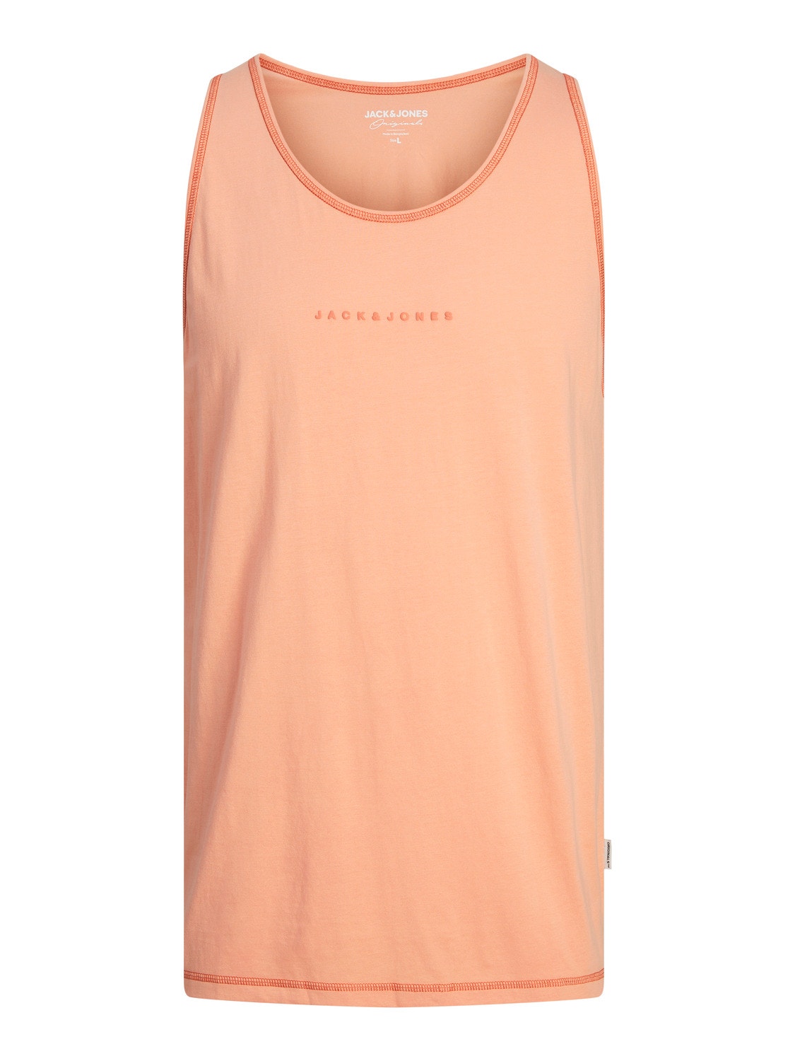 Jack & Jones Bedrukt Ronde hals Tank top -Canyon Sunset - 12255383