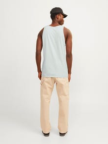 Jack & Jones Nyomott mintás Környak Ujjatlan trikó -Skylight - 12255383