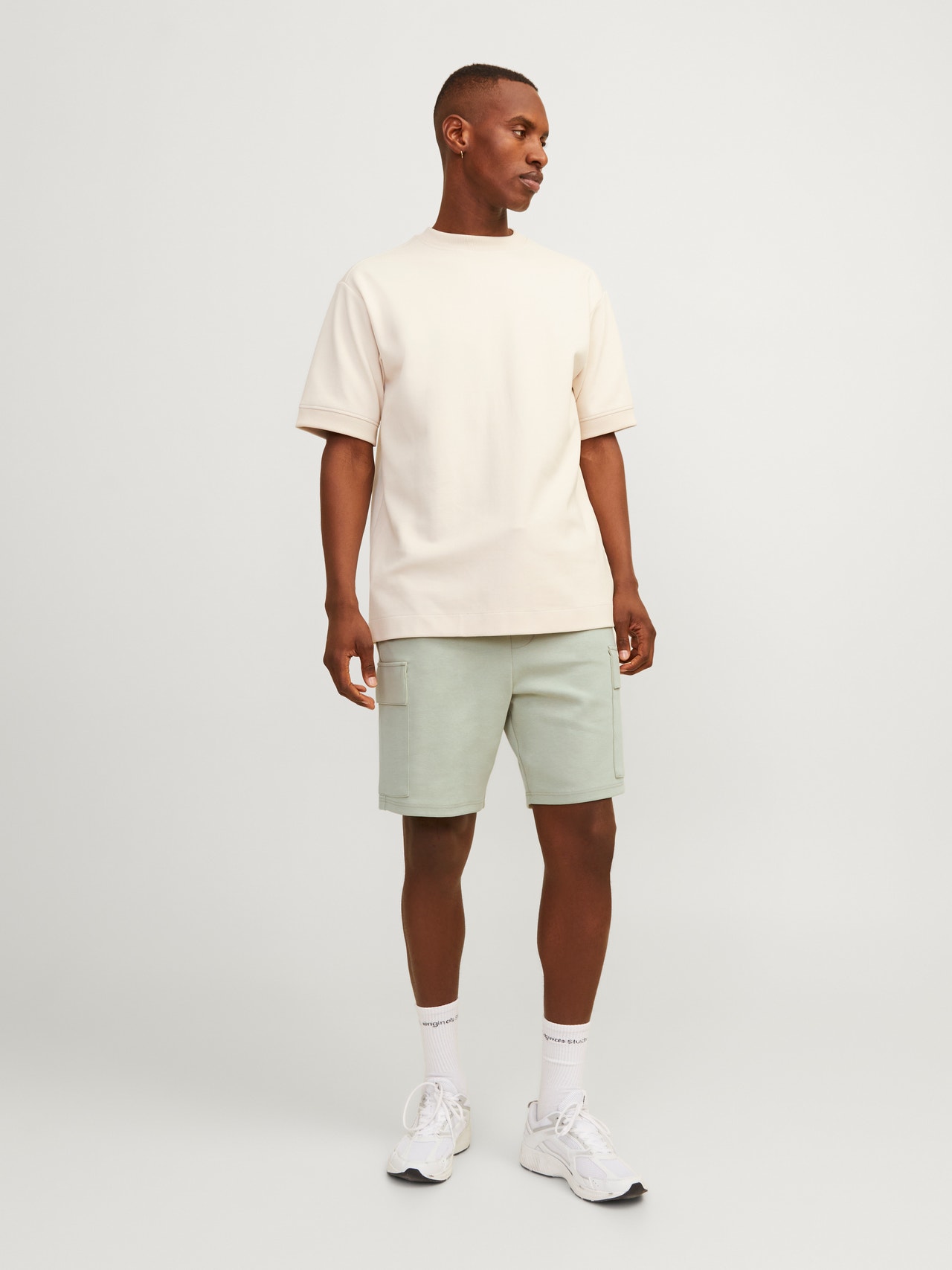 Jack & Jones Calções de malha Relaxed Fit -Desert Sage - 12255386