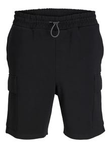 Jack & Jones Relaxed Fit Melegítő rövidnadrág -Black - 12255386