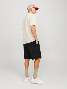 Jack & Jones Relaxed Fit Melegítő rövidnadrág -Black - 12255386