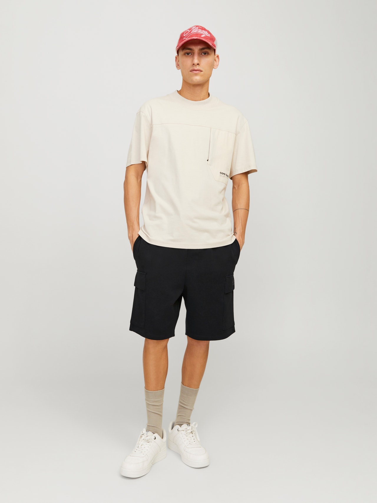 Jack & Jones Relaxed Fit Sweat-Shorts -Black - 12255386