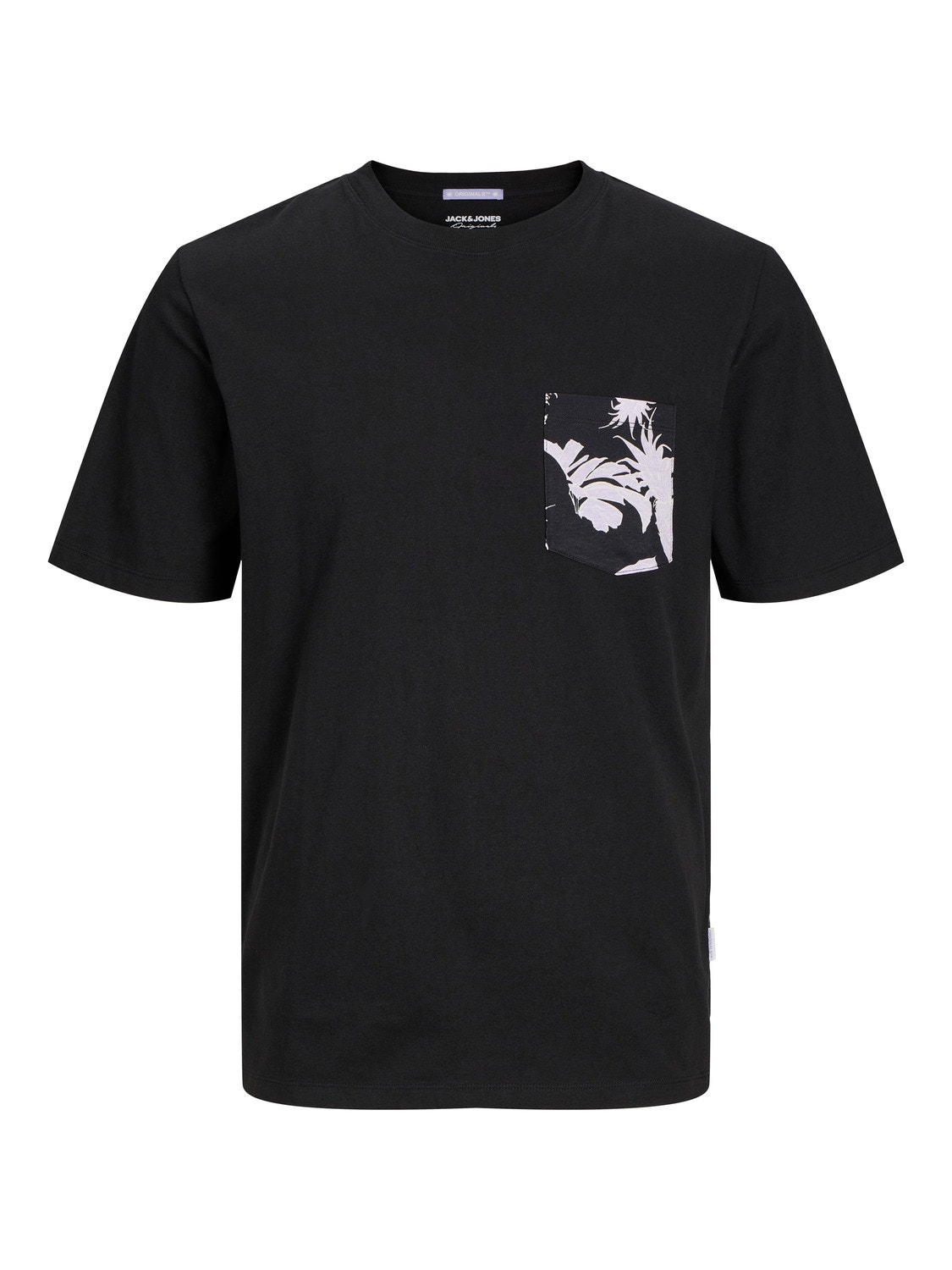 Jack & Jones Nadruk Okrągły dekolt T-shirt -Black - 12255388