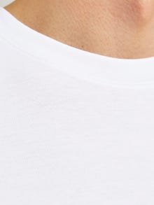 Jack & Jones Nadruk Okrągły dekolt T-shirt -Bright White - 12255388