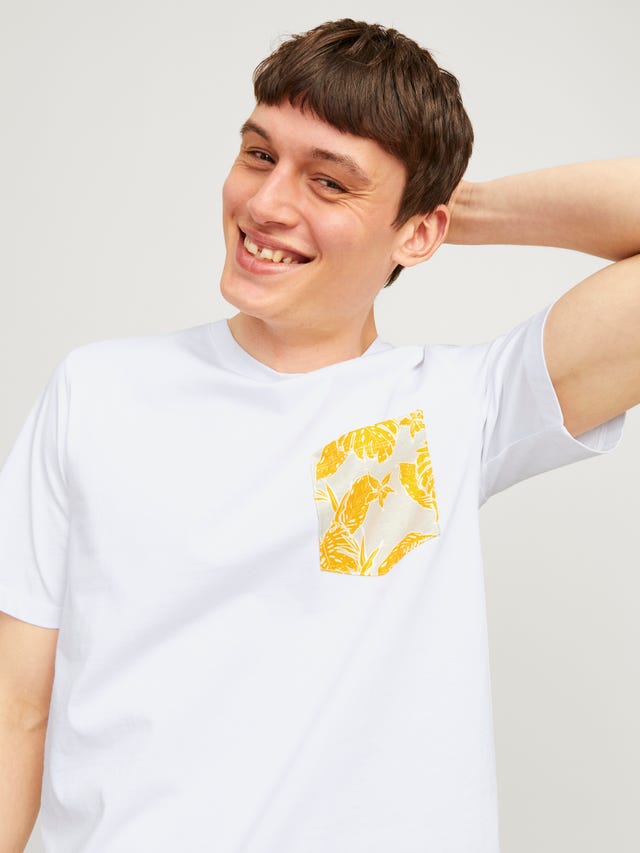 Jack & Jones Printet Crew neck T-shirt - 12255388