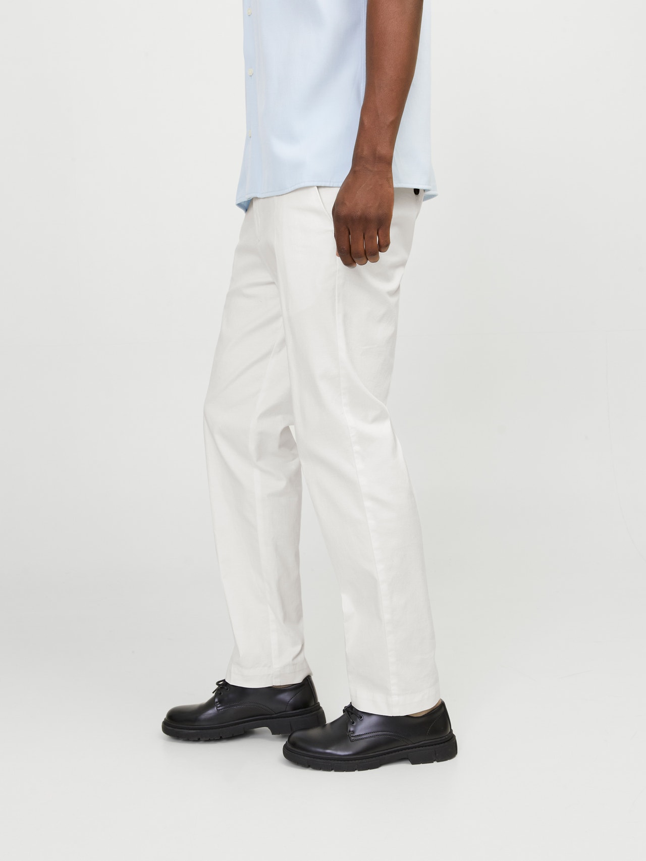 Jack & Jones Relaxed Fit Spodnie chino -Bright White - 12255441