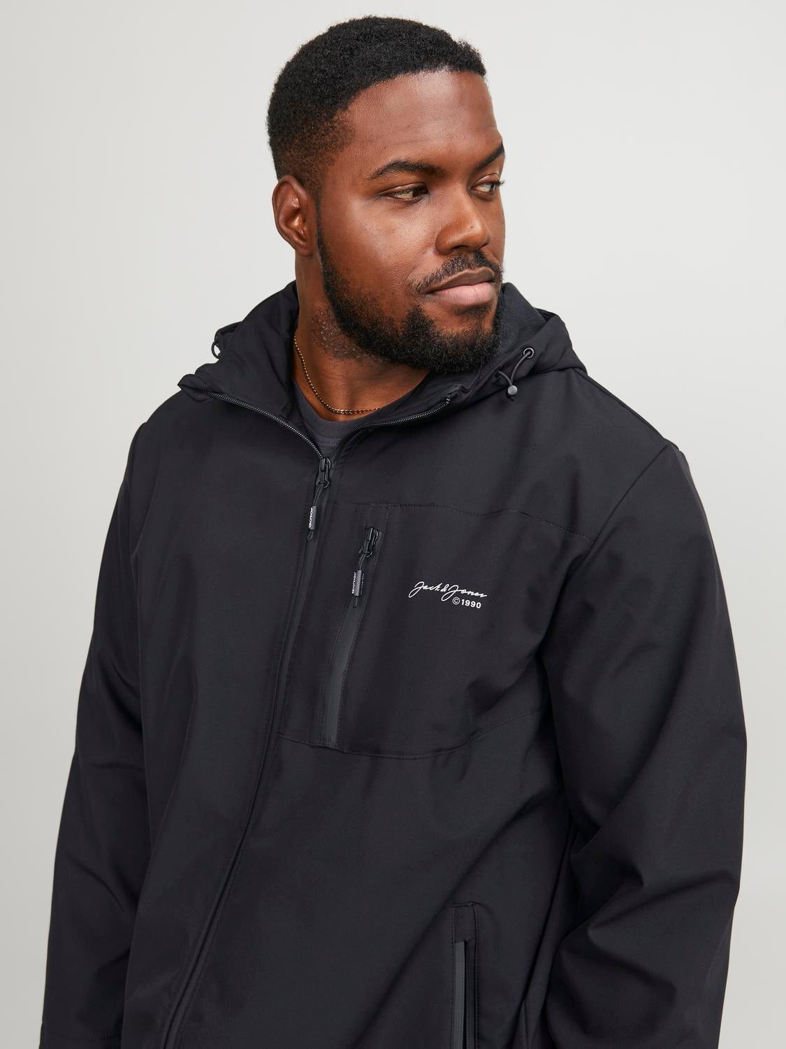 Plus size men's rain sales jackets