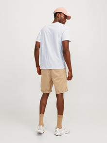 Jack & Jones T-shirt Estampar Decote Redondo -Bright White - 12255452