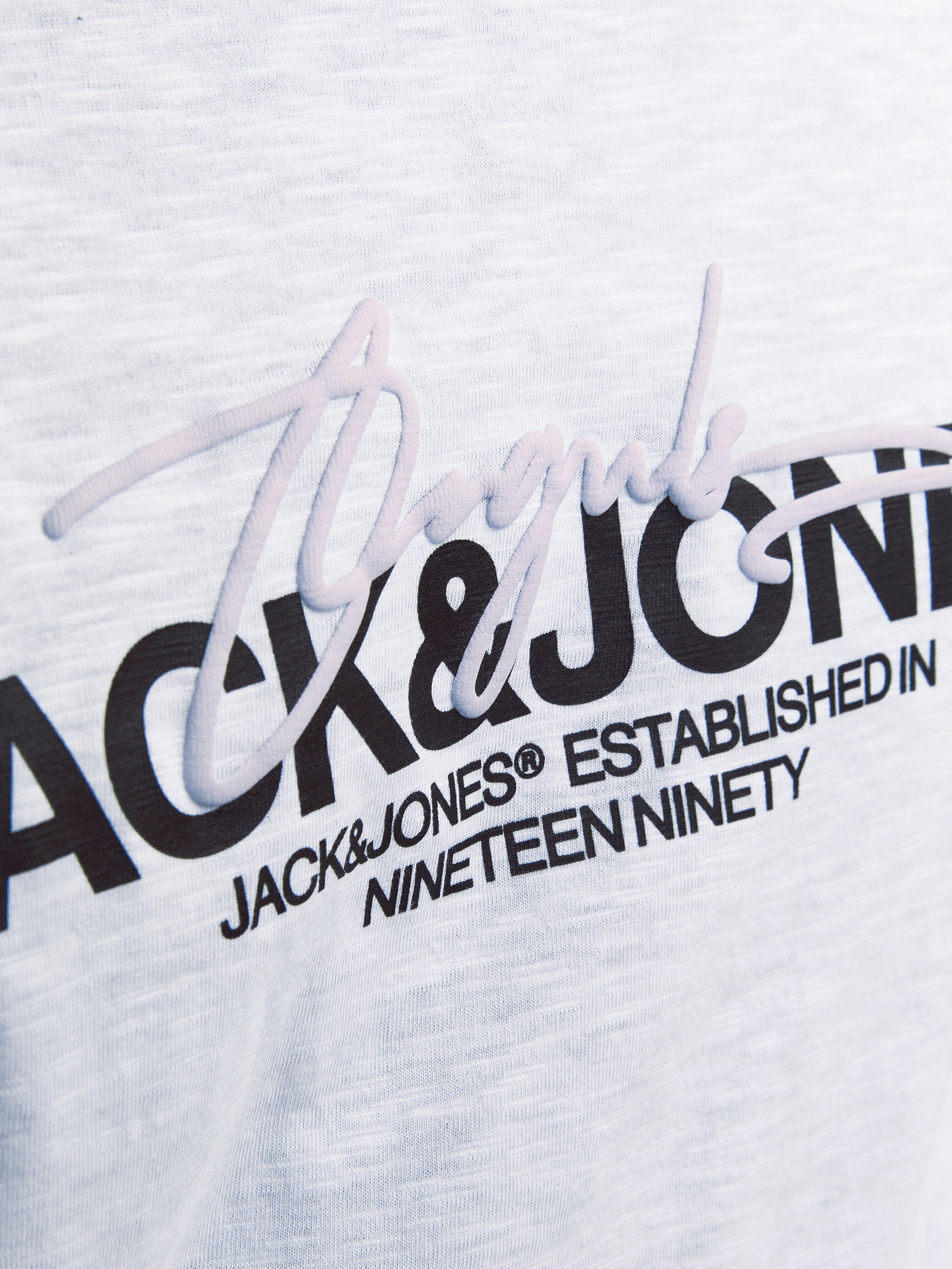 Printed Crew neck T-shirt | White | Jack & Jones®
