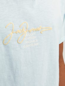 Jack & Jones Bedrukt Ronde hals T-shirt -Skylight - 12255452