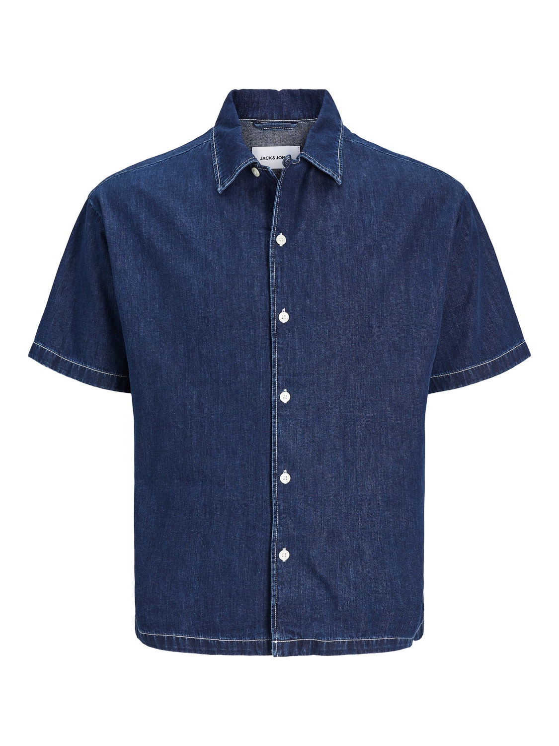 Jack & Jones Relaxed Fit Resort shirt -Blue Denim - 12255456