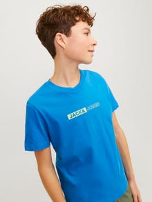Jack & Jones Gedrukt T-shirt Voor jongens -French Blue - 12255503