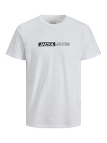 Jack & Jones Gedrukt T-shirt Voor jongens -White - 12255503