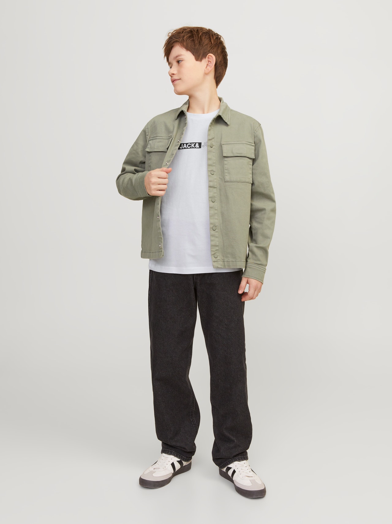 Jack & Jones Gedrukt T-shirt Voor jongens -White - 12255503